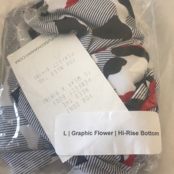 fused hawaii Other - Fused Hawaii Size L Graphic Flower Hi Rise Bottom
